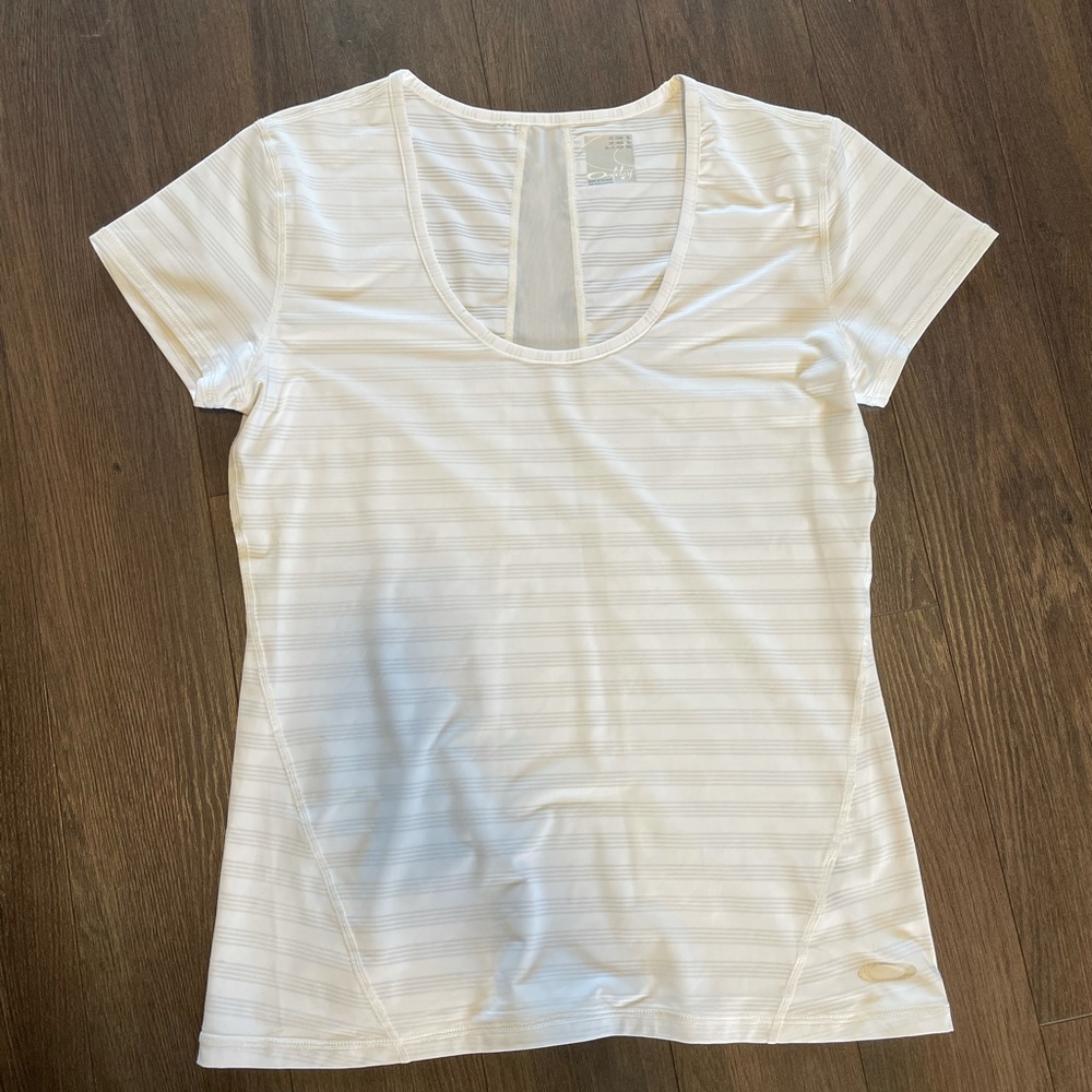 Oakley white athletic t-shirt